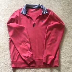 Pink Vineyard Vines Pullover